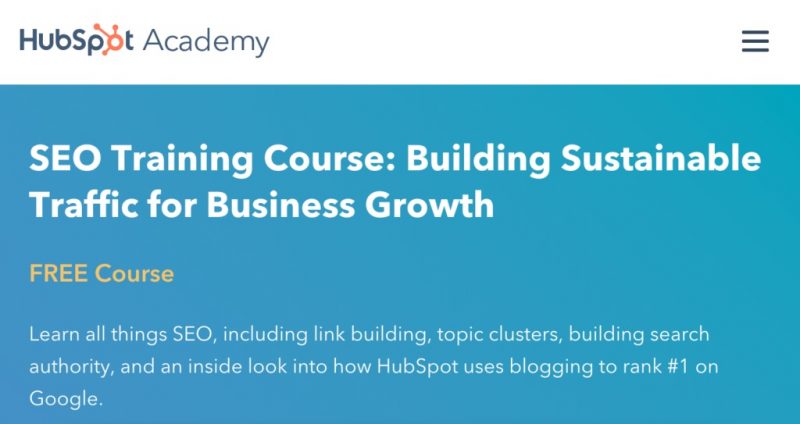 بهترین دور سئو HubSpot