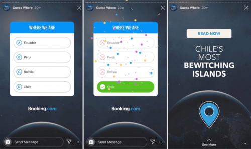 چگونه از Quiz Sticker استفاده کنیم