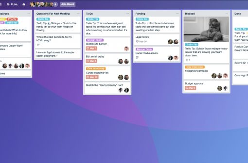 نرم افزار مدیریت پروژه ترلو trello