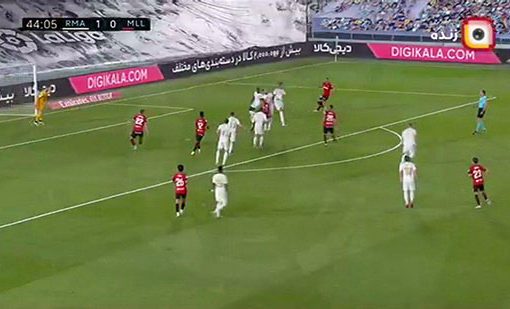 تبلیغات دور زمین در فوتبال خارجی
