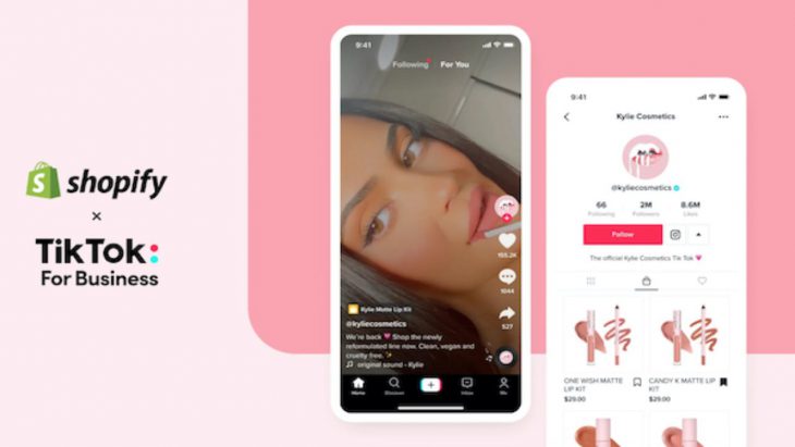 همکاری اپلیکیشن تیک تاک با Shopify | آیمارکتور