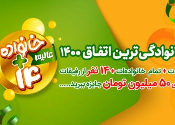 قرعه کشی عالیس | خانواده + 14 نفر از دوستان و رفیقان | قرعه کشی حیرت آور عالیس در تابستان | آیمارکتور