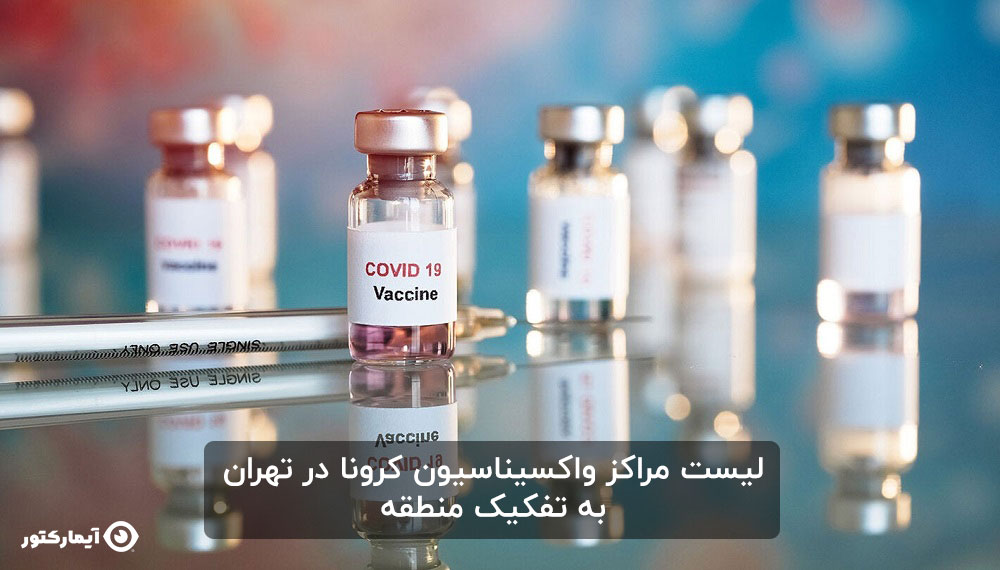 لیست مراکز واکسیناسیون کرونا