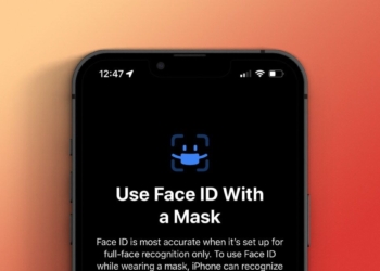 face id با ماسک