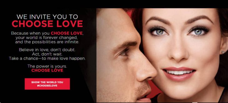 آگهی تبلیغاتی ولنتاین Revlon
