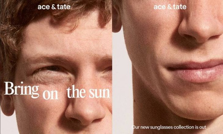 کمپین خلاقانه بر ای برند عینک آفتابی