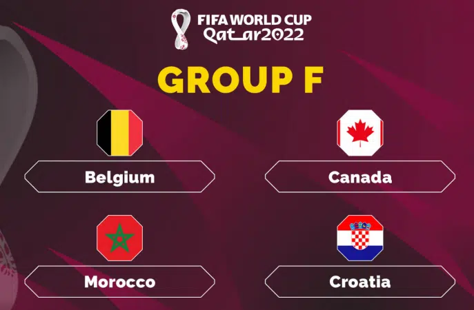 گروه F تیم های جام جهانی