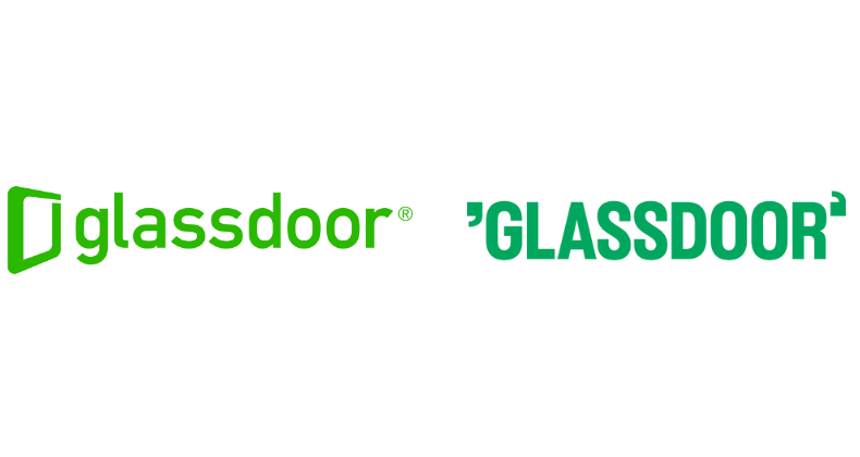بازطراحی لوگو  Glassdoor