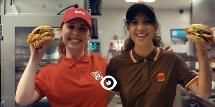 همکاری برگرکینگ و KFC