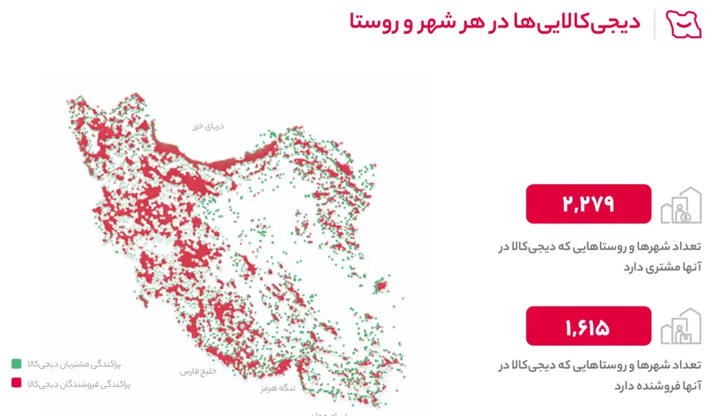 دیجی کالا در کشور