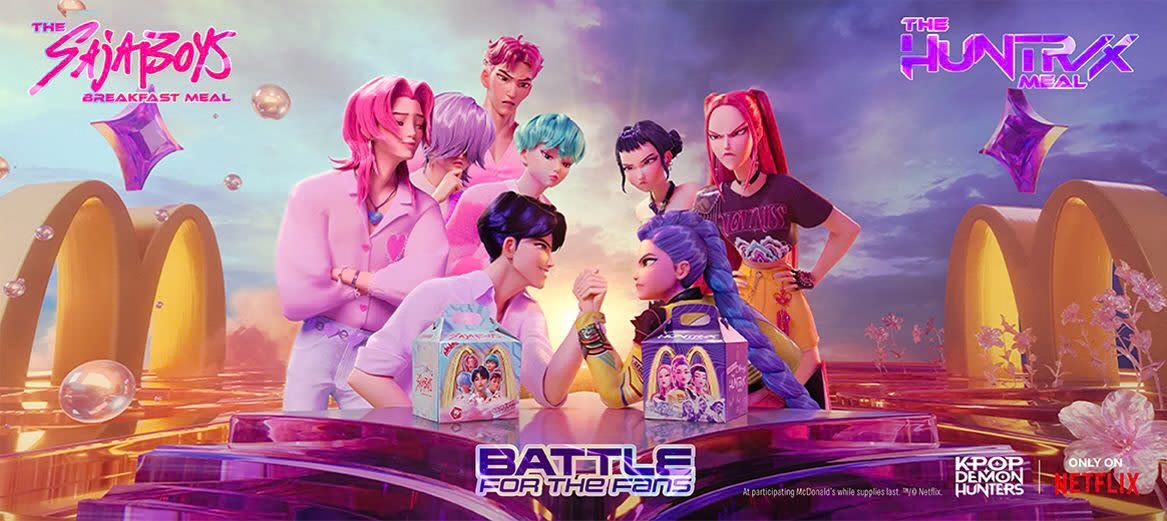 کمپین مک‌دونالدز K-Pop Demon Hunters