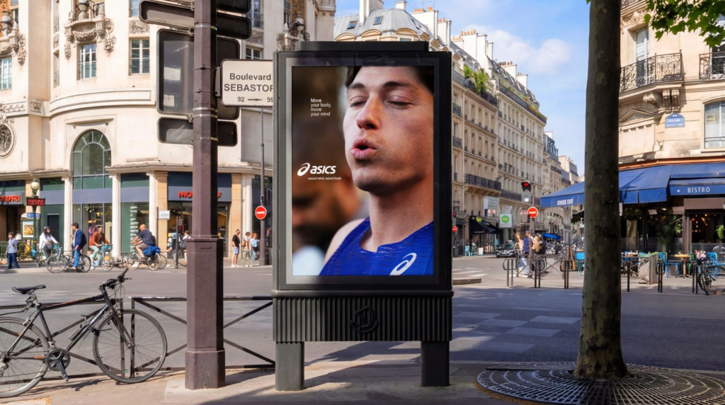 کمپین تبلیغاتی برند asics