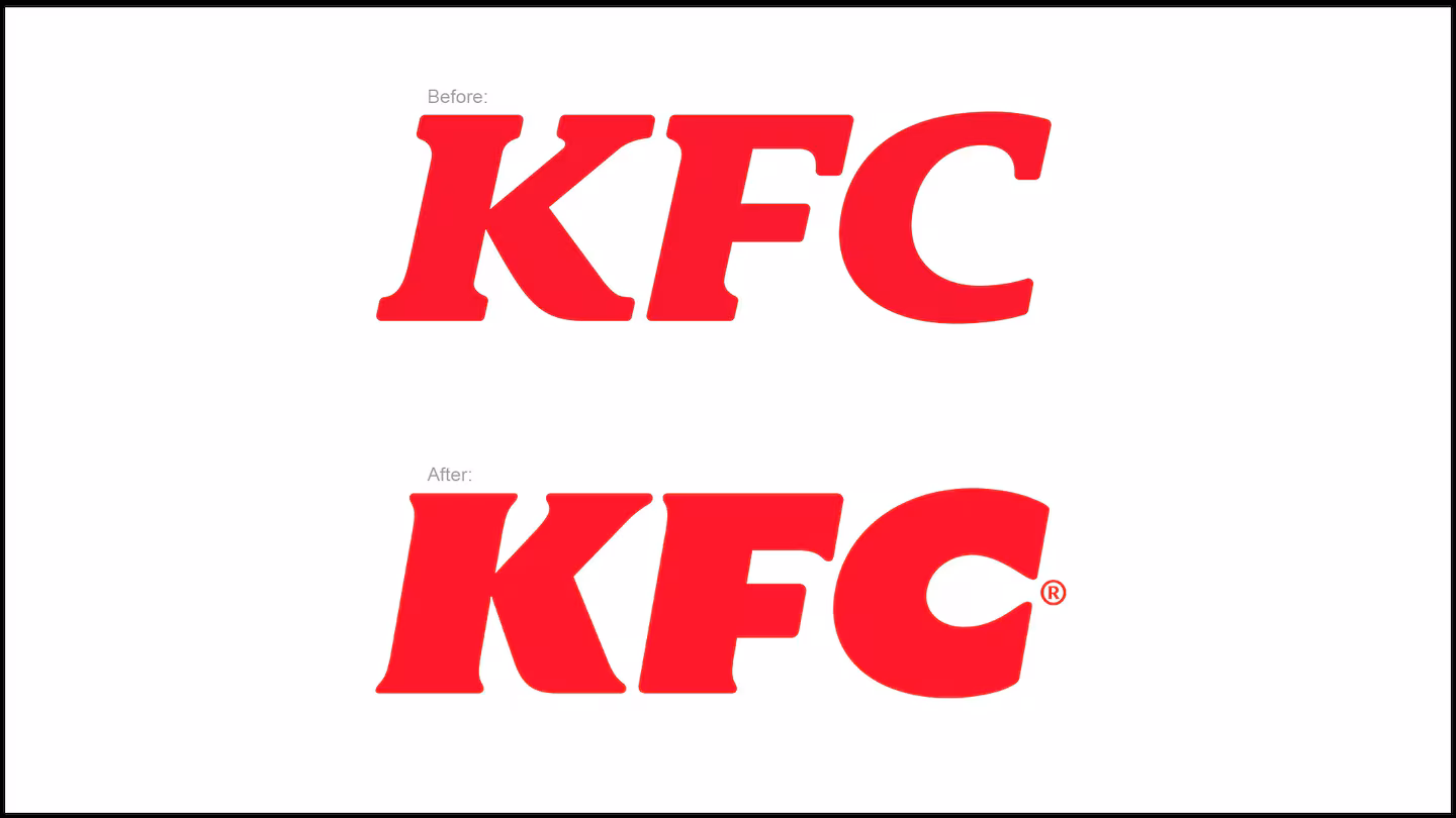 لوگوتایپ جدید KFC