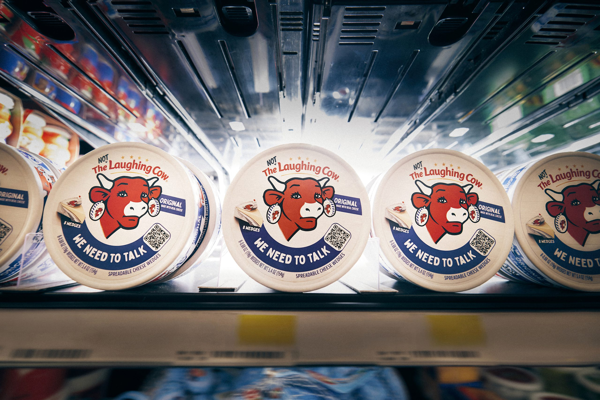 بستهبندی جدید The Laughing Cow با گاو بدون لبخند