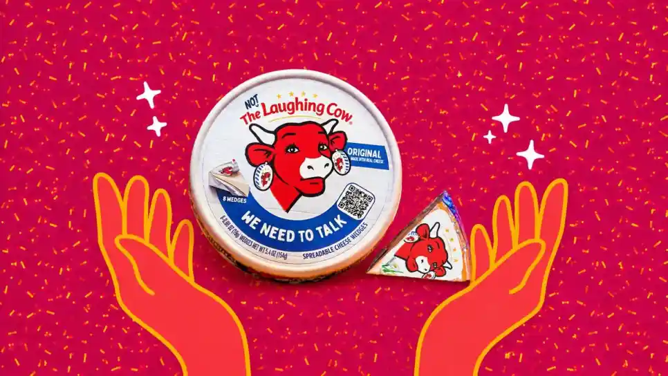 مقایسه شخصیت خندان و بدون لبخند The Laughing Cow