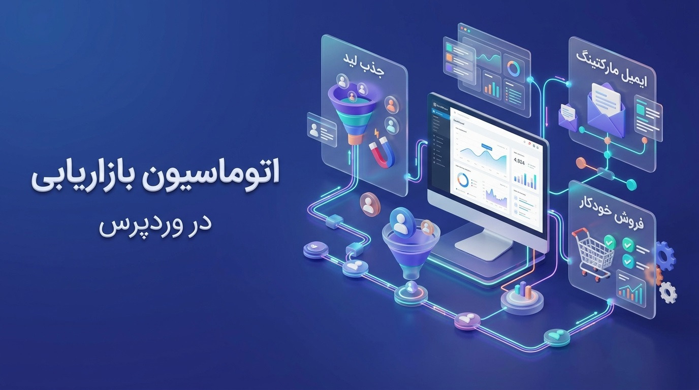 اتوماسیون بازاریابی و ایمیل مارکتینگ روی وردپرس؛ از جذب لید تا فروش خودکار